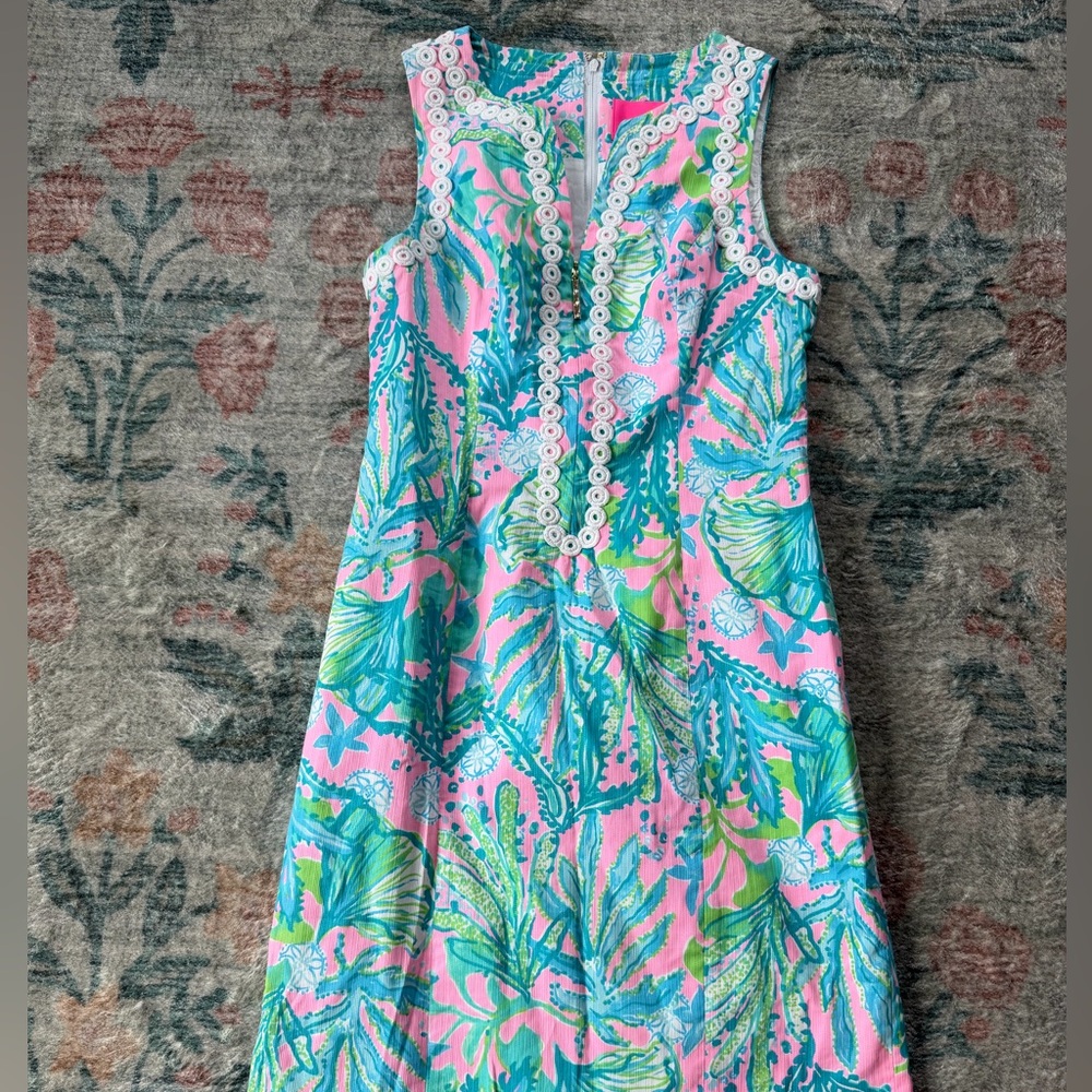 Lilly Pulitzer Pink, Aqua & Green Dress